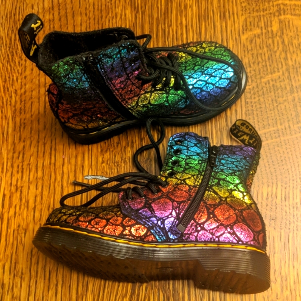 Doc Martens mermaid boots NEW